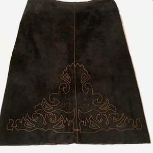 Karen Kane Lifestyle Soft Leather Skirt